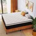 thumbnail image 2 of 12-inch Twin Memory Foam & Spring Hybrid Mattress, Medium Firmness, Lumbar Support. Suitable for Home Bedrooms and Hotel Rooms. Compressed in a Box., 2 of 7
