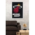 thumbnail image 2 of NBA Miami Heat - Logo 14 Wall Poster, 22.375" x 34", Framed, 2 of 2