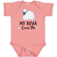 thumbnail image 3 of Inktastic My Busia Loves Me Baby Lamb Boys or Girls Baby Bodysuit, 3 of 5