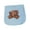 AE-Light Blue, variant on Inktastic Pocket Chocolate Doodle Baby Burp Cloth