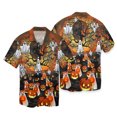 thumbnail image 3 of Camisa hawaiana de Halloween para hombre, ropa informal con estampado floral de manga corta, ropa de calle grande, botones 3D, camisetas de playa, camisas de verano de talla grande para hombre, 3 of 5