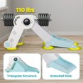 thumbnail image 6 of Pirecart Foldable Kids Slide Freestanding Toddler Toy Climbing Slide Playset, 6 of 9
