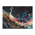 thumbnail image 4 of KLL Abstract Peacock Painting Print Fleece Throw Blanket, Horizontal Fleece Bedding Cute Soft Blankets Comfy Fleece Flannel Plush Home Decor for Couch & Bed -60"x50", 4 of 9