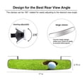 thumbnail image 5 of 10L0L Golf Cart 16.5" Extra Wide Panoramic Rear View Mirror for EZGO Club Car Yamaha, 5 of 6