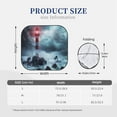 thumbnail image 3 of Salouo Lighthouse in a Stormy Sea Pattern Car Windshield Sun Shade Foldable | Front Windshield Shade for Sun, Heat and UV Rays | Interior Sun Protection-Medium, 3 of 6
