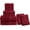 Red, variant on Gold Textiles Luxury 10 Piece Towel Set (Bath Mat 27x54, Hand Towel 16x30, Washcloth 13x13, Bath Mat 22x34) Ultra Plush Absorbent Cotton Towels For Bathroom (Chocolate Brown, 10 Piece Towel Set)