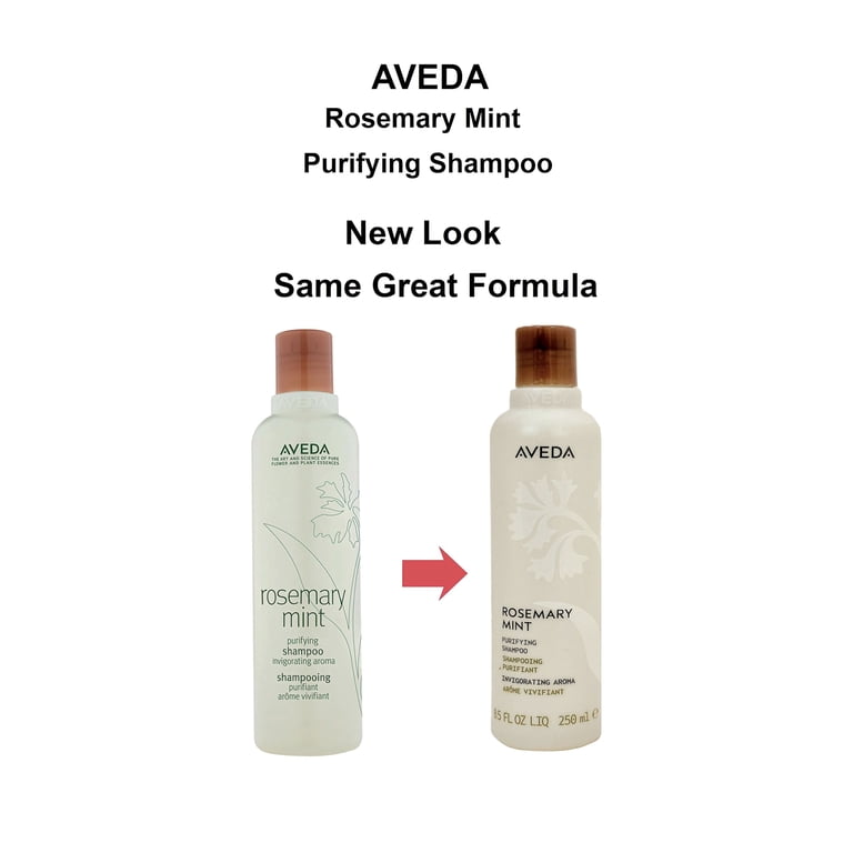 Aveda Rosemary Mint Shampoo 8.5 oz - Plant-Derived, Combats Damage