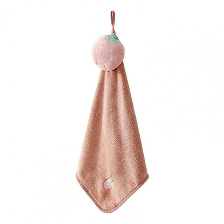 

Multiuse Cute Soft Bathing Quick Drying Fiber Ultra-Absorbent Kitchen Supplies Kitchen Towel Cleaning Cloth Hand Towel PINK
