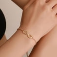 thumbnail image 4 of New Simple Alloy 8 Words Infinity Braided Adjustable Couple Bracelet Bracelet Charm Bracelet, 4 of 8