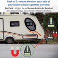 thumbnail image 2 of Magnetic T-Spirit Level, 2 Pack Small Practical Motorhome Spirit Levels, with Magnet, Van Spirit Level, Caravan Leveling Ramp, Car Camping Accessories, 2 of 5
