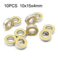 thumbnail image 2 of Dreamhall 10Pcs 6700 Bearings 10X15X4Mm Stainless Steel Ball Bearings High Precision 6700 Ball Bearings Deep Groove Ball Bearings,10x15x4mm, 2 of 9