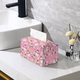 thumbnail image 5 of ZUXONGSY Christmas Tissue Box Covers Snowman Modern PU Leather Tissue Box Holder with Buttons Customized Printed Tissue Cover Reusable Leather Box Christmas Home Decoration, 5 of 7