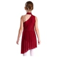 thumbnail image 3 of Yartina Robe Justaucorps de Danse Ballet pour Filles Sans Manches Performance Scénique Bourgogne 12, 3 of 7
