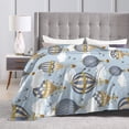 thumbnail image 4 of Kll Fleece Blanket Plush Throw Blanket Balloon Vintage,Soft Fuzzy Cozy Flannel Blanket For Couch Sofa Bed.(40"X30"), 4 of 9