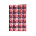thumbnail image 6 of Wukai Heart Plaid Print Garden Flag 12.5x18 Inch Double Sided Sun-resistant Rain-resistant, Wrinkle-resistant Colorfast(Only Flag), 6 of 7
