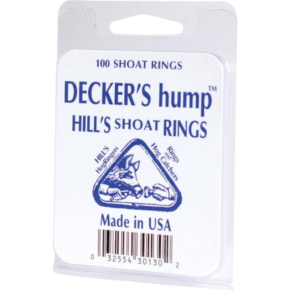 Nut Rings Decker 2 Shoat Hill's Hump, 100 unidades