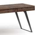 thumbnail image 2 of Simpli Home Lowry 72" Solid Wood Modern Computer Desk in Rustic Aged Brown, 2 of 8