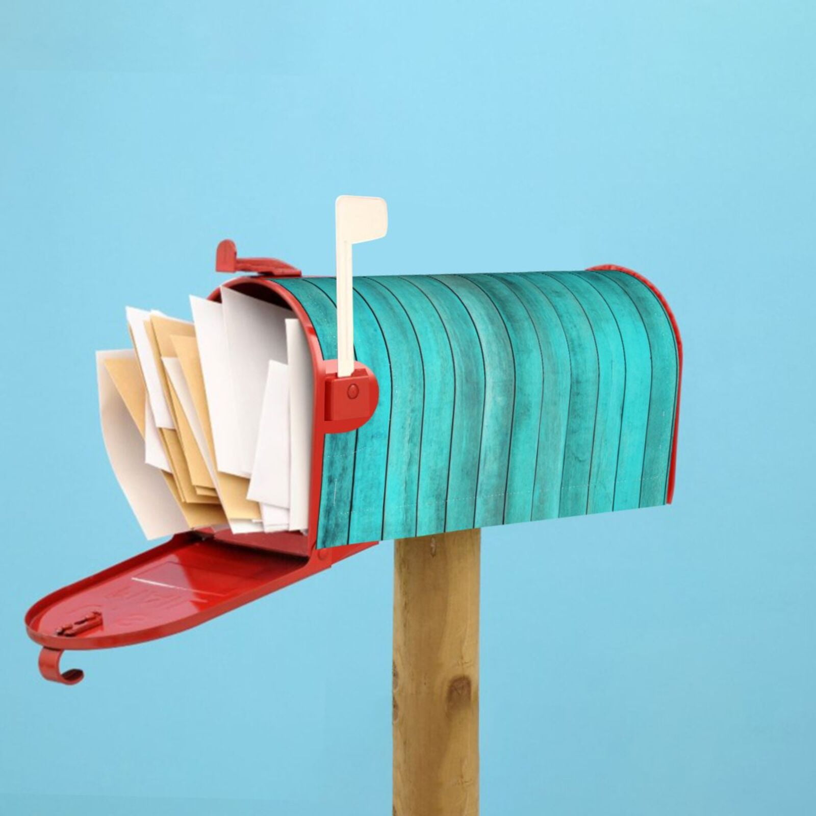 Kdxio Magnetic Mailbox Cover 21x18 in Mailbox Cover Outdoor Decoration Holiday Mailbox Covers for Home Garden Yard-21x18 in