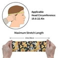 thumbnail image 7 of Wukai Sunflowers Bee Sports sweatband,Men & Women Sweatband Headband for Running, Cross Training, Racquetball, Working Out, 7 of 7