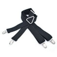thumbnail image 2 of Mens Suspenders X-Back Adjustable Solid Straight Heavy Duty Clip Suspenders for Men Women, 2 of 6