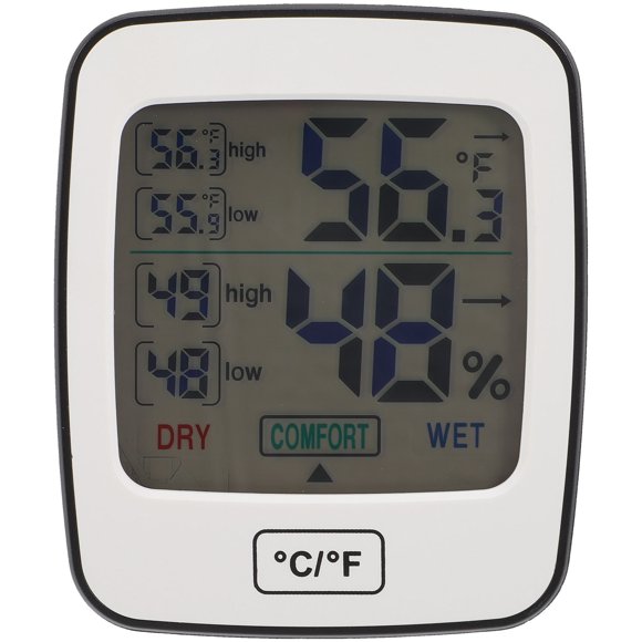 BEADCEST Medidor Digital De Temperatura Y Humedad Para Casa Con Material ABS Resistente Y Pantalla Clara