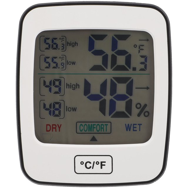 BEADCEST Medidor Digital De Temperatura Y Humedad Para Casa Con Material ABS Resistente Y Pantalla Clara