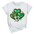 thumbnail image 5 of Lovzfmll Women's St. Patrick‘s Day Print Pullover, Short Sleeve Casual Round Neck Top, Festive Soft Tee, 5 of 5