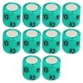 thumbnail image 2 of 10Pcs Paw Print Pet Wrap Self-adhesive Non-Woven Fabric Tape Stretchy Comfortable Cat Wounds First Aid Bandage, 2 of 7