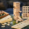 thumbnail image 3 of No Author pandoo Wackelturm aus Bambus  Geschicklichkeitspiel, Familienspiel, Gesellschaftsspi, 3 of 8