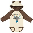 thumbnail image 3 of Inktastic Circus Elephant 1st Birthday Boy Boys Long Sleeve Baby Bodysuit, 3 of 5