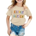 thumbnail image 7 of LNMQLPDBS Tween Tops for Teens Girls Tshirt Size 10-12 Yellow Shirts Girls Uniform Shirts 3t Clothes for Girls Size 14 Girls Clothes Cute Clothes, Beige 10-11 Years, 7 of 7