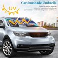 thumbnail image 3 of Kevin De Bruyne-theme Car Sun Umbrella Windshield Sun Shade | Foldable Front Window Sunshade | UV Protection Heat Insulation 133x73cm, 3 of 6