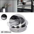 thumbnail image 3 of Sufanic Stainless Steel Round Brushed Bull Nosed External Extractor Wall Vent Outlet, 3 of 5