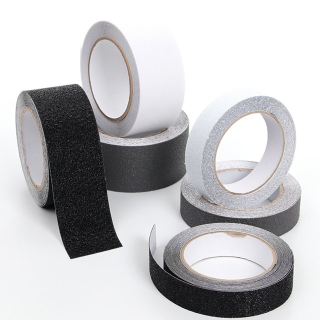 Cinta de agarre antideslizante Cintas de tracción antideslizantes Agarre adhesivo MABOTO 5cm*5m negro