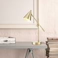 thumbnail image 6 of Novogratz x Globe Tacoma 18" Matte Brass Balance Arm Desk Lamp, 52887, 6 of 7