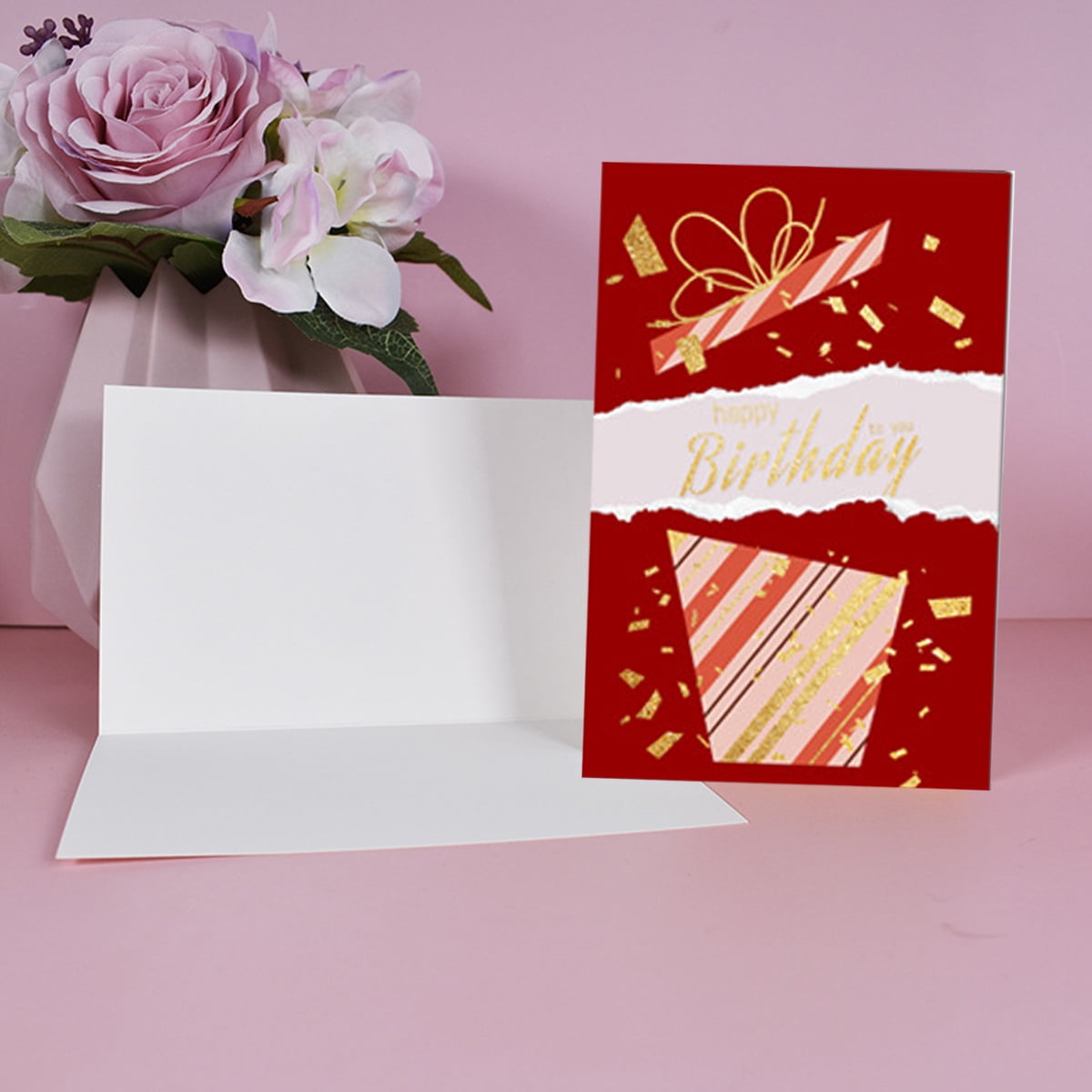 Happy Birthday Cards Assortment - Bday Cards in Bulk - 5x7 Assorted 48 Pack Unique Designs with Envelopes - Birthday Card for Men Women Kids - Sprinkles