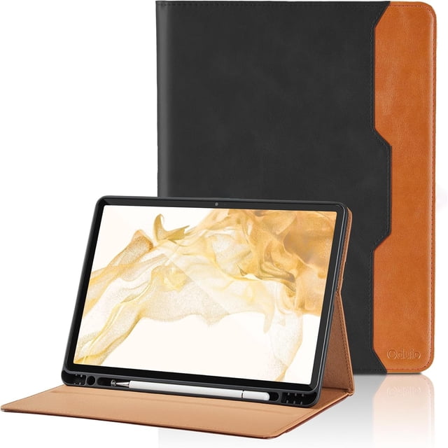 Funda para tablet Oduio Galaxy Tab S8 Plus 12.4" de cuero PU