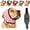 Pink, variant on Dog Ear Protection Wrap, Adjustable Noise Protection Cover for Fireworks, Thunderstorms, Vacuum Cleaning, Grooming and Bathing