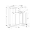 thumbnail image 4 of Monarch Specialties Accent Table, Console, Entryway, Narrow, Sofa, Bedroom, Brown Laminate, 4 of 5