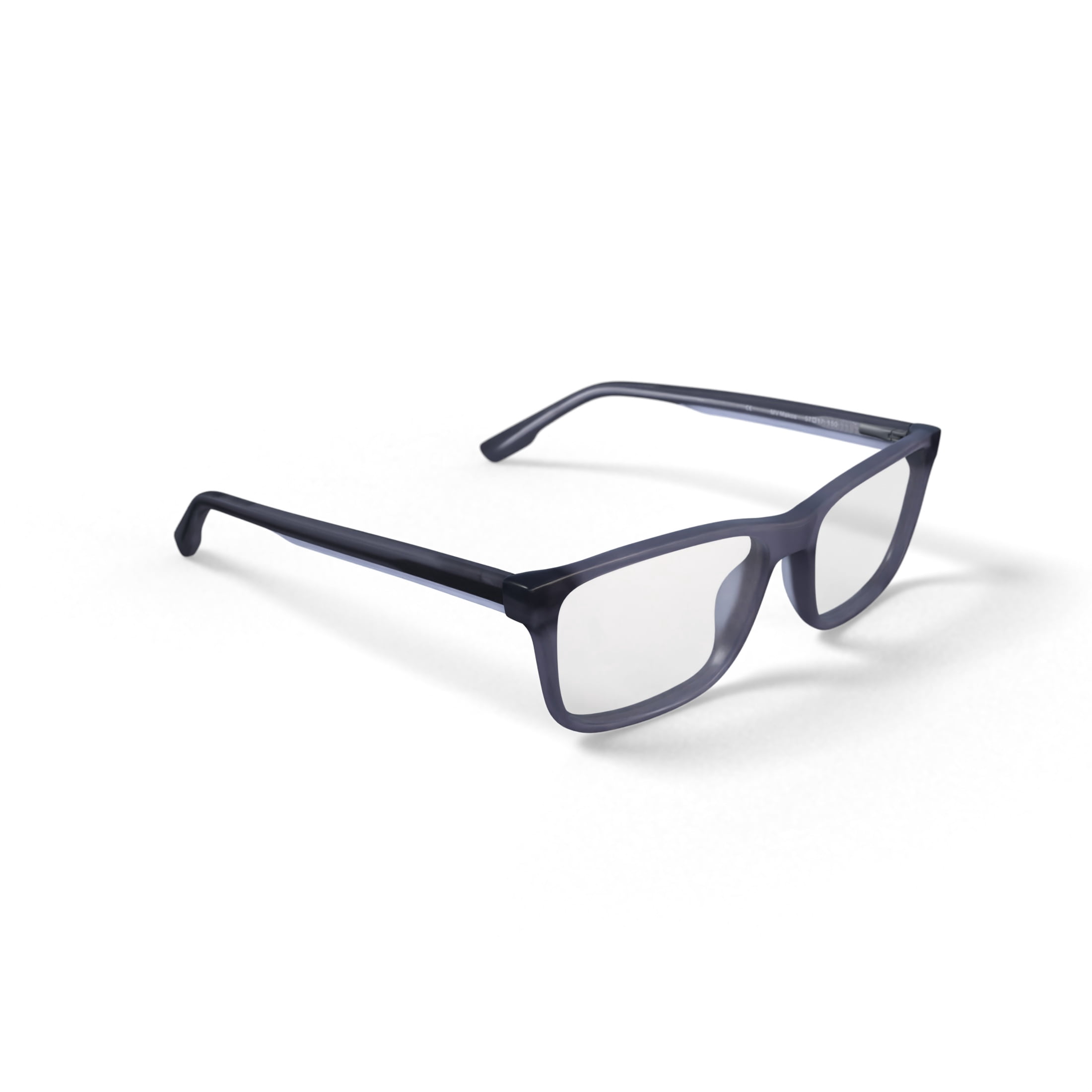 Walmart Men's Makoa Rectangular Prescription Eyeglasses with Case, Gray