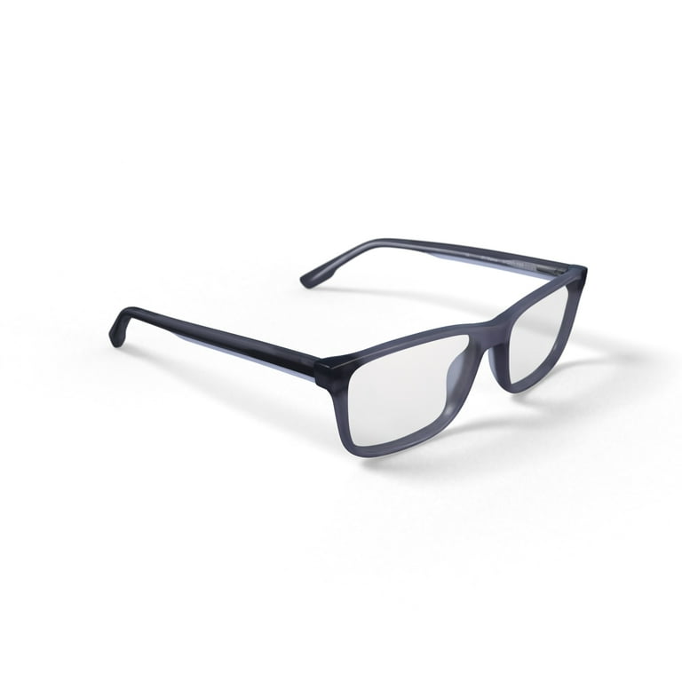 Walmart Men's Makoa Rectangular Prescription Eyeglasses with Case