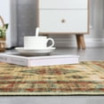 thumbnail image 3 of Hasoo 9' x 12' Large Boho Area Rug Washable Foldable Rug Soft Thin Rug Low Pile Non-Slip Rug Indoor Vintage Persian Rug for Living Room Bedroom, Beige, 3 of 5