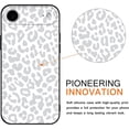 thumbnail image 3 of kmek7-2 Pack Cute Cheetah Print for IP 17 Air 6.6 Inch Phone Case,Luxury Leopard Pattern Design Cases Soft Silicone Slim TPU Shockproof Protective Cover for Women Girls-Black & White, 3 of 3