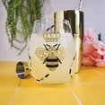 thumbnail image 6 of Enesco Lolita Stemless Queen Bee Hand Painted Stemless Wine Glass 4.5in H, 6 of 13
