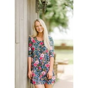 The Pioneer Woman 3/4 Sleeve A-Line Dress, Womens