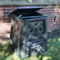 thumbnail image 5 of Redmon 65 Gallon Capacity Compost Bin with Lift Off Lid and 4 Door Access, Black, 27 Pack, 5 of 10