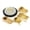 Black Versa, variant on Exquisite 240 Piece Cream Victorian Disposable Plastic Dinnerware Combo Set, Serves 40 Guests