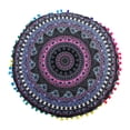 thumbnail image 2 of Funda de cojín de meditación redonda universal, funda de cojín para sofá, cojines para silla de interior/exterior, cojín antideslizante para silla mecedora, cojines para patio y jardín., 2 of 6