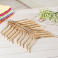 thumbnail image 4 of Smooth Solid Wood Suit Hanger - Non-slip Coat Shirt Dress Clothing Hanger - Clothes Hangers for Jacket, Camisole, Bridal(5 Pack), 4 of 8