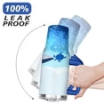 thumbnail image 6 of 40oz Cute Ocean Life Turtle Stainless Steel Flip Straw Tumbler Spill Proof Travel Cup Double Wall Vacuum Insulated Coffee Mug with Top Handle, 6 of 6
